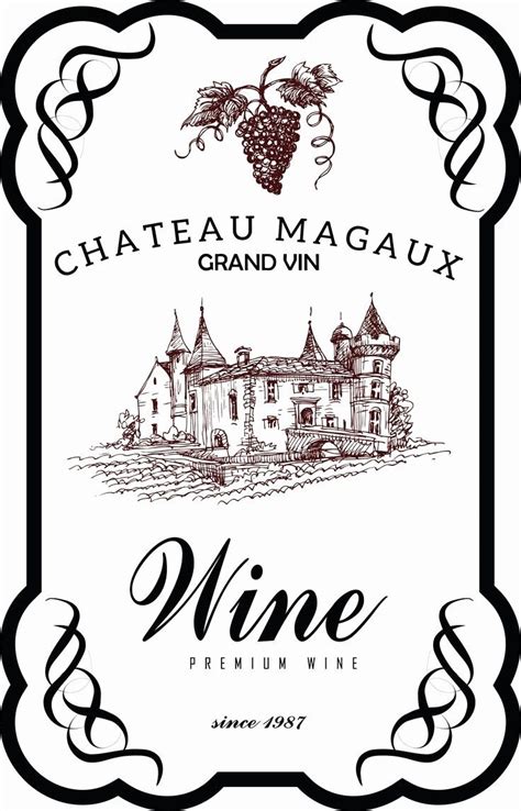 17 best labels images on Pinterest | French wine, Vintage wine and Wine labels